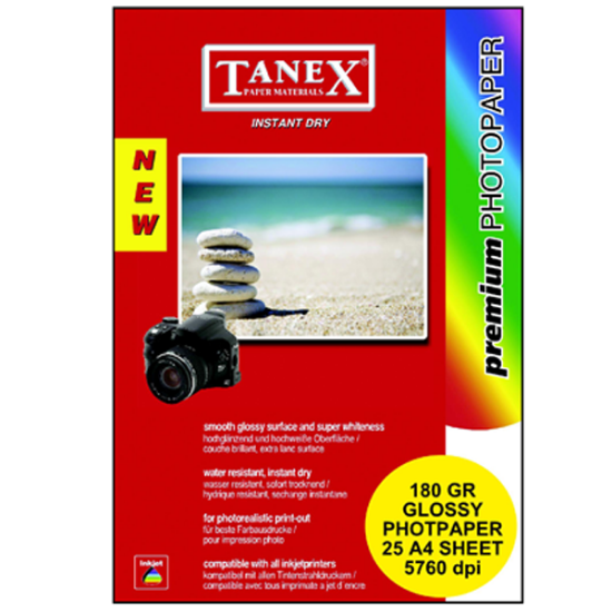 Tanex Fotoğraf Kağıdı 25 Lİ YP A4 180 GR (25 Adet) resmi