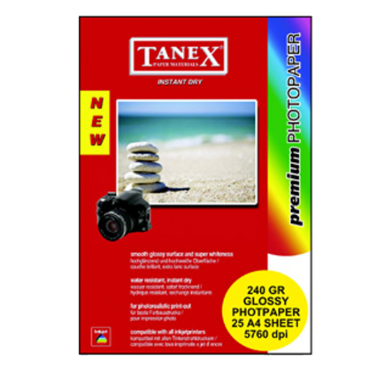 Tanex Fotoğraf Kağıdı 20 YP A4 240 GR (20 Adet) resmi