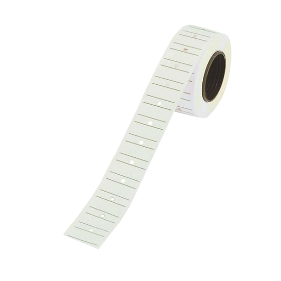 Tanex Fiyat Etiketi Çizgili 12x21 Beyaz (6 Adet) resmi