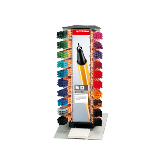 Stabilo Keçe Uçlu İnce Kalem 88 Point 0.4 MM Karışık Renk 240 LI Stand 88/240 (240 Adet) resmi