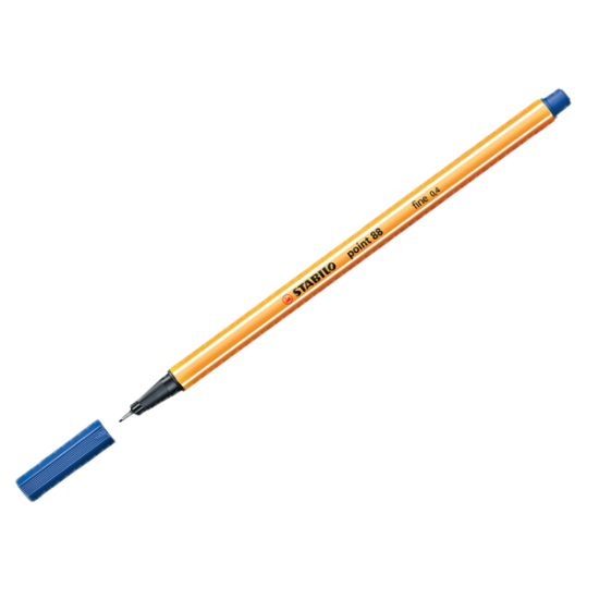 Stabilo Keçe Uçlu İnce Kalem 88 Point 0.4 MM Mavi 88/41 (10 Adet) resmi