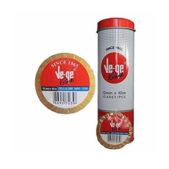 Vege Selefon Bant Teneke 12x10 (12 Adet) resmi