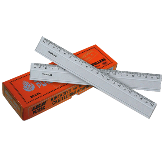 Yıldızlar Standart Cetvel Plastik 20 CM 4 (24 Adet) resmi