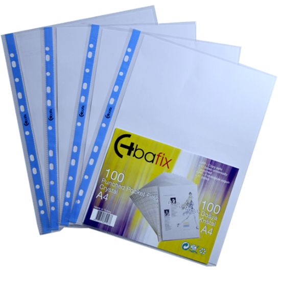 Bafix Poşet Dosya Kristal 100 Lü A4 (1 Adet) resmi
