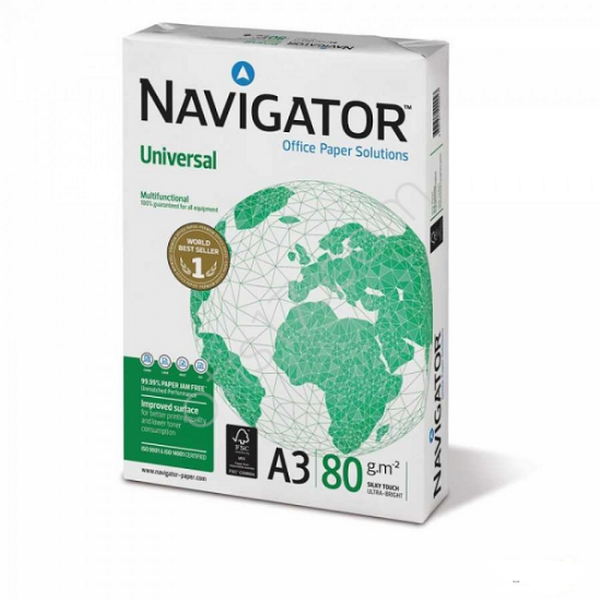 Navigator Fotokopi Kağıdı 500 LÜ A3 80 GR  (1 Adet) resmi