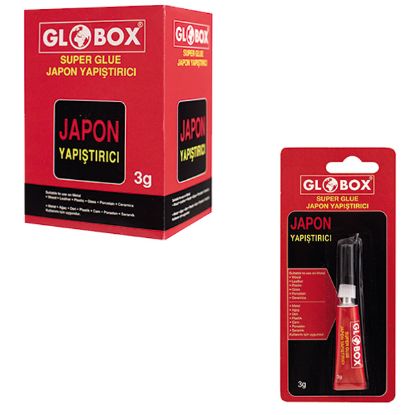 Globox Japon Yapıştırıcı 3 GR Tekli 6594 (12 Adet) resmi