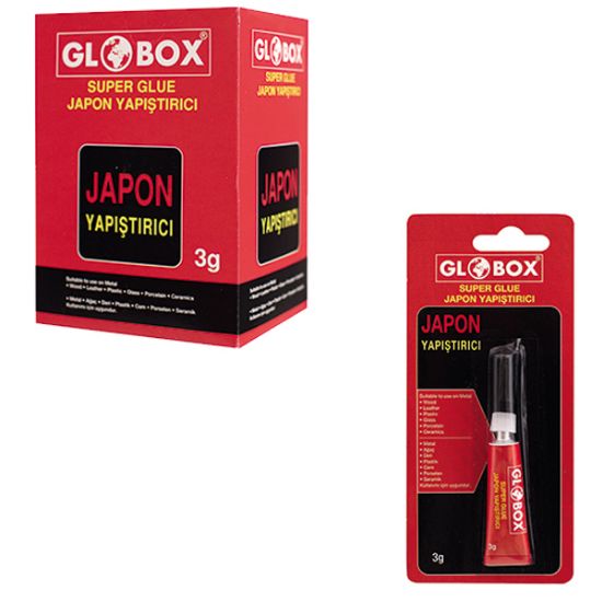 Globox Japon Yapıştırıcı 3 GR Tekli 6594 (12 Adet) resmi