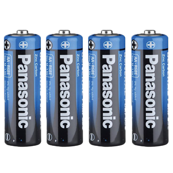Panasonic Çinko Karbon Kalem Pil (AA) R6BE/4S (60 Adet) resmi