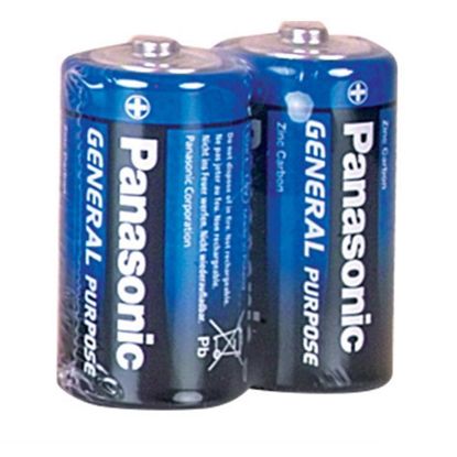 Panasonic Çinko Karbon Orta Boy Pil (C)  R14BE/2PS (24 Adet) resmi
