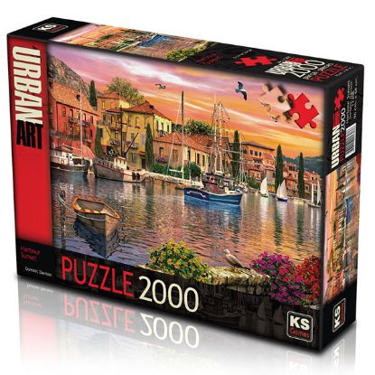 Ks Games Puzzle Harbour Sunset / Dominic Davison 11308 resmi