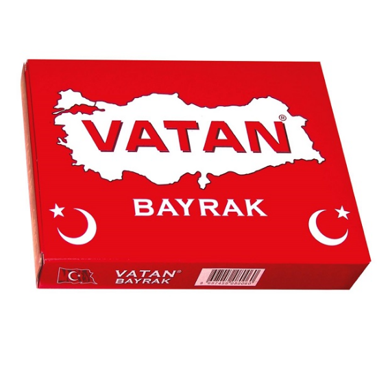 Vatan Türk Bayrağı Polyester 20x30 VT101 (10 Adet) resmi