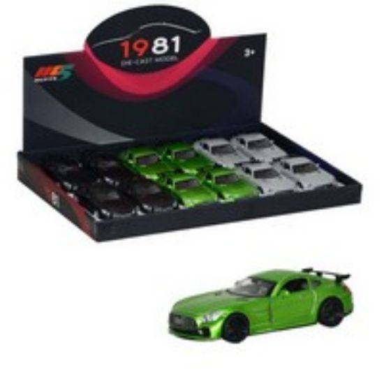 Canem Çekbırak Metal Araba 6632-45SM (12 Adet) resmi