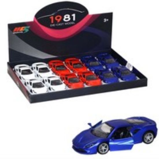 Canem Çekbırak Metal Araba 6636-68 (12 Adet) resmi