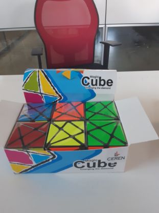 Ctoy Geometrik Şekilli Rubik Küp 581-5.7K (6 Adet) resmi