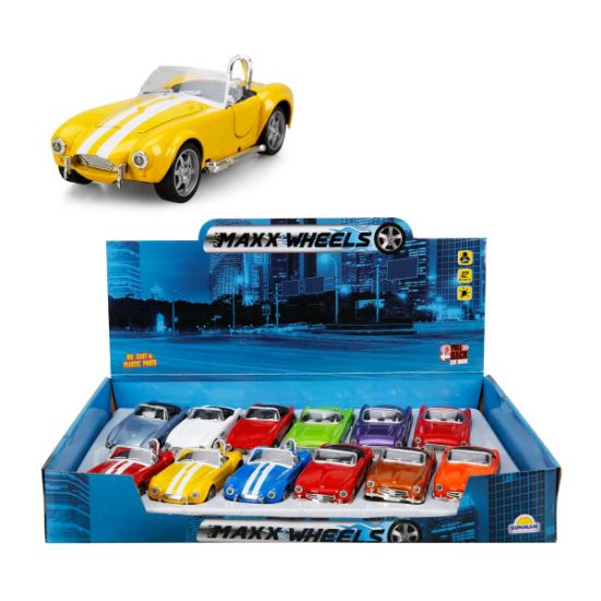 Sunman Maxx Wheels Işıklı Araba Amerikan Cabrıo 12 Cm 3 Renk S01002106 resmi