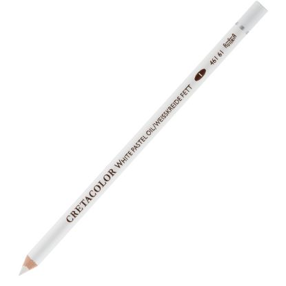 Cretacolor White Chalk Pencils, Oil Pencil, Soft (Sanatçı Çizim Kalemi) 461 61  resmi