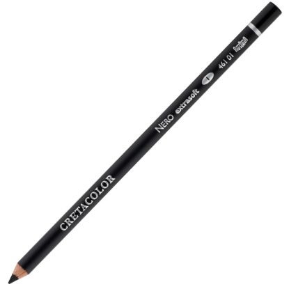 Cretacolor Nero Drawing Pencils Sertlik 1 Extra Soft (Sanatçı Çizim Kalemi) 461 01 (3 Adet) resmi