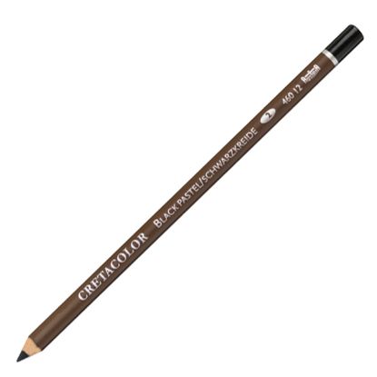 Cretacolor Siyah Chalk Pastel Pencils, Siyah Tebeşir Kalemi (Sanatçı Çizim Kalemi) 460 12 resmi