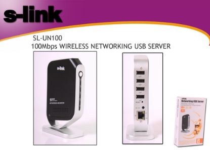 S-link SN-UN100 100mhps Wrls Networking Usb Server resmi