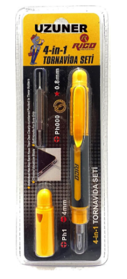 Rıco 003-Rc0040 4İn1  Telefoncu Tornavida Seti  resmi