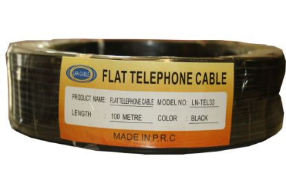 Köken LN-TEL33 100mt Siyah Telefon Kablosu resmi
