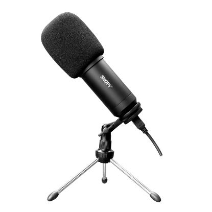 Snopy SN-04P Siyah Çok Amaçlı Profesyonel Masaüstü Mikrofon Kiti resmi