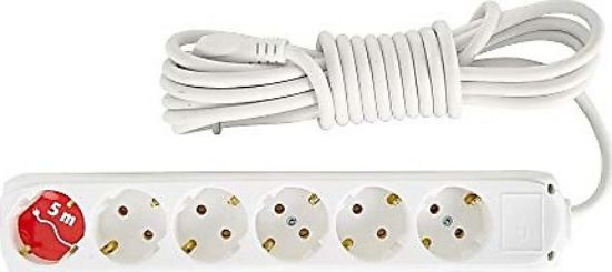 Almera 6lı 5mt Topraklı Priz (9260105) resmi