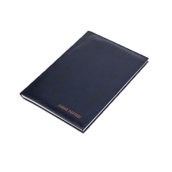 Gülpaş Karar Defteri Suni Deri Düz Cilt 100 YP 357 resmi