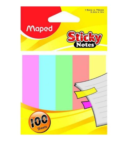 Maped İndeks 5 Lİ 100 YP 15x76 MM 5 Renk 758210 resmi