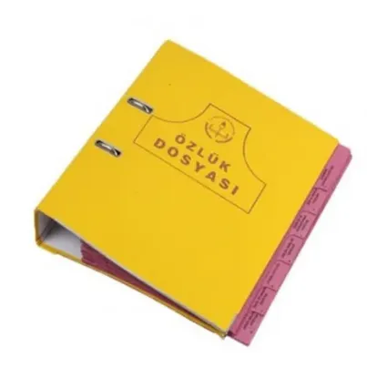 Gülpaş Öğretmen Özlük Dosyası İçi 8 Dosya 699 (5 Adet) resmi