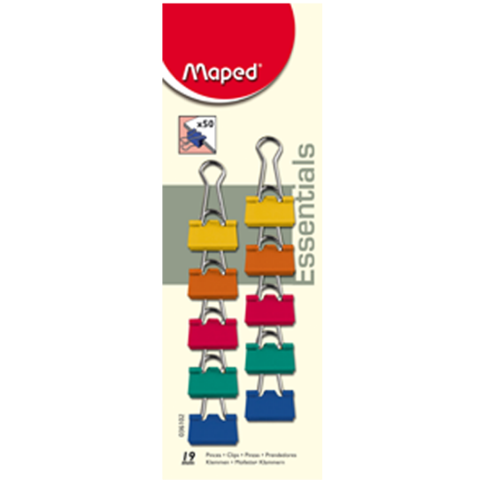 Maped Kıskaç (Klips) Renkli 10 LU 19 MM 036102 resmi