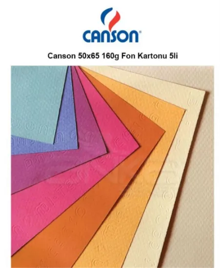 Canson Fon Kartonu (Dokulu) Mı-Teıntes 25 Lİ 50x65 160 GR 507 Violet 200321214  (25 Adet) resmi