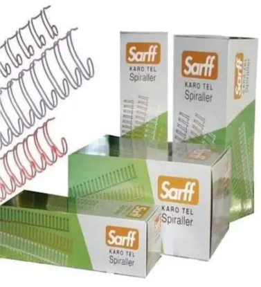Sarff Spiral Tel (Jbı Karotel) 90-120 YP 9/16 Beyaz 15315076 (50 Adet) resmi