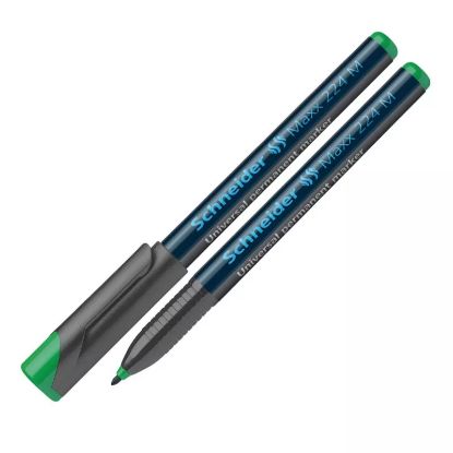 Schneider Asetat Kalemi Permanent M Seri 1 MM Yeşil 224 (10 Adet) resmi