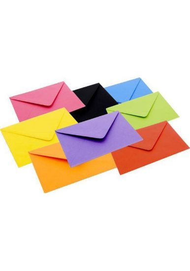 Asil Doğan Davetiye Zarfı 5 Renk Karışık 130x180 80 GR AS-5204 (500 Adet) resmi