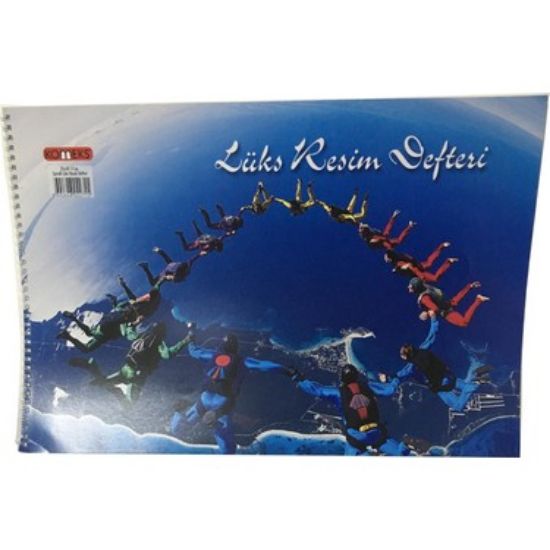Komeks Resim Defteri Spiralli Karton Kapak 15 YP 25x35 (12 Adet) resmi