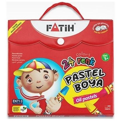 Fatih Pastel Boya Çantalı 24 Renk 50370 resmi