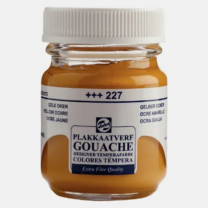 Talens Guaj Boya 16 ML Sarı Ochre (Sarı Hardal) 227 (10 Adet) resmi