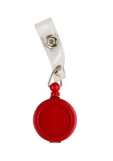 Sarff Yoyo Klipsli Ekonomik Yuvarlak Kırmızı 15311048 (25 Adet) resmi