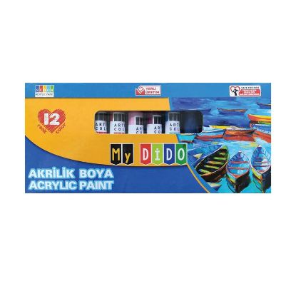 My Dido Akrilik Boya Set 12 Renk 9 ML Tüp MY14 resmi