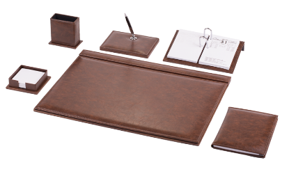 Gülpaş Sümen Takımı 7 Parça Kalemli Klasik Kahverengi 286 resmi