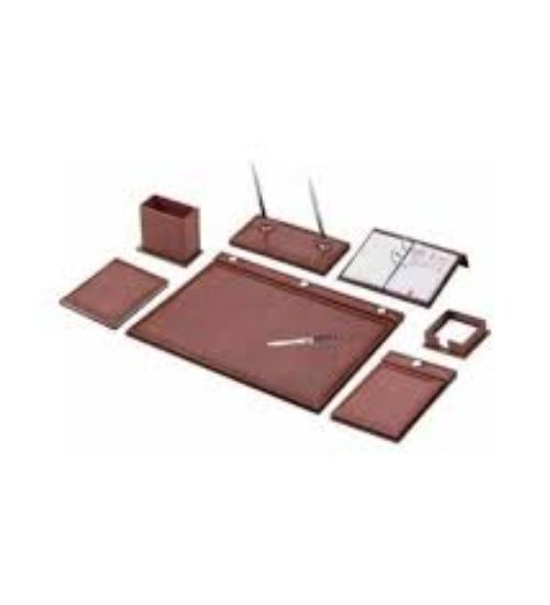 Gülpaş Sümen Takımı 9 Parça Suni Deri Kahverengi 261 resmi