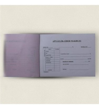 Altınyıldız Otokopili Apartman Makbuzu 14x20 (12 Adet) resmi