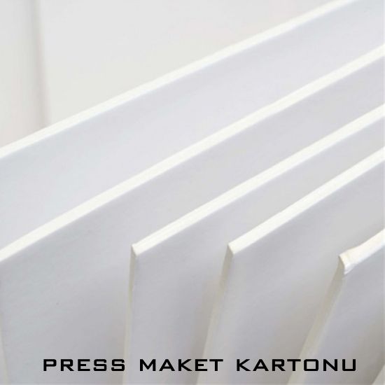 Yücel Maket Kartonu ( Pres ) 3 MM 50x70 Beyaz (25 Adet) resmi