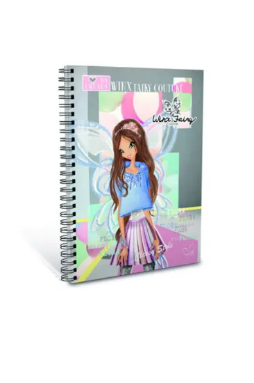 Gıpta Not Defteri Winx Faıry Spiralli Karton Kapak A6 80-1 resmi