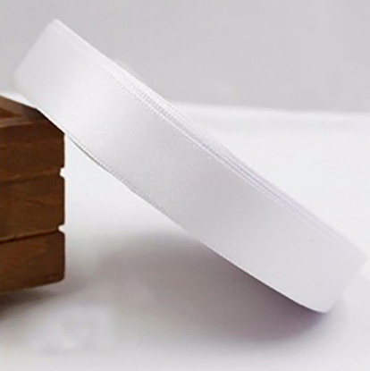 Nedi Kurdela Saten 10 MT 1 CM Beyaz 10857 (10 Adet) resmi