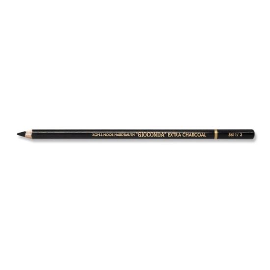 Koh-I Noor Siyah Charcoal Pencil 8811 3 resmi