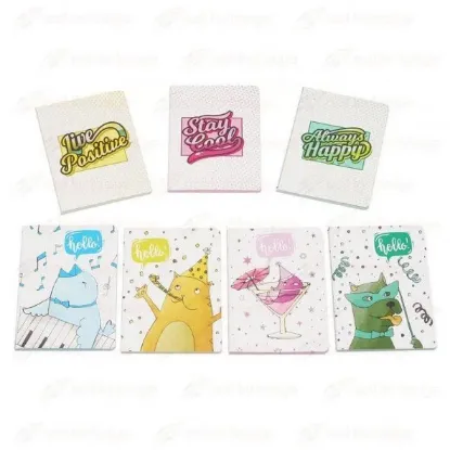 Liz Not Defteri Ivory Ofset Kapak Lastikli Kareli 96 YP 12x17 OFS127K resmi