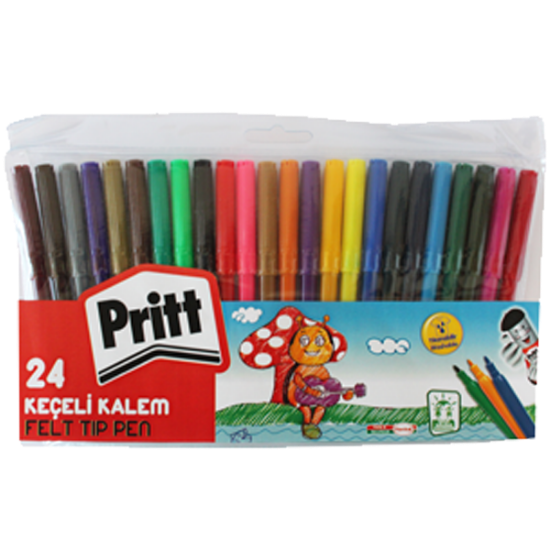 Pritt Keçeli Boya Kalemi 24 Renk 1774252 resmi