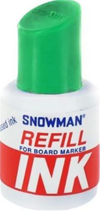 Snowman Tahta Kalem Mürekkebi 30 CC Yeşil BN-1A Y (12 Adet) resmi